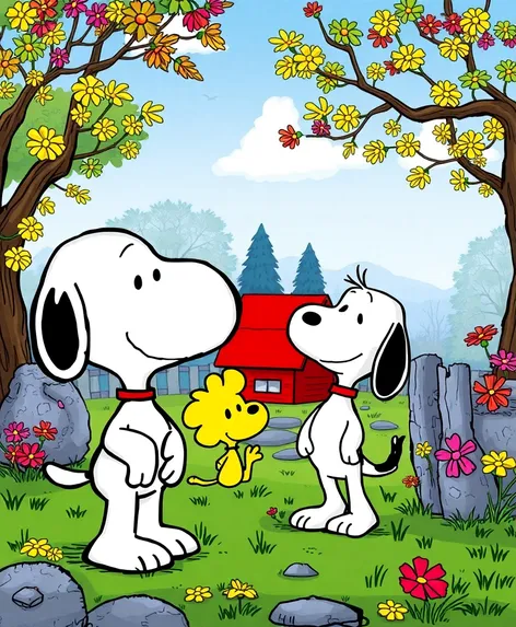 snoopy and woodstock images