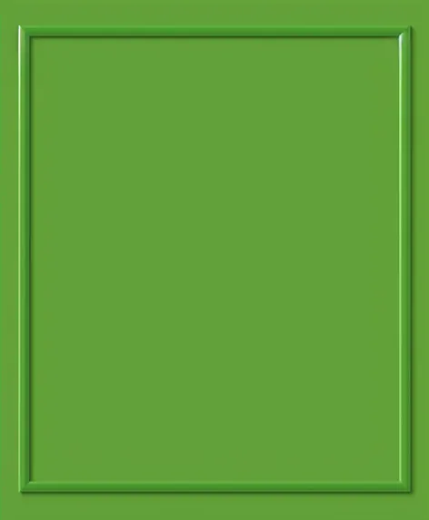 green simple border A4