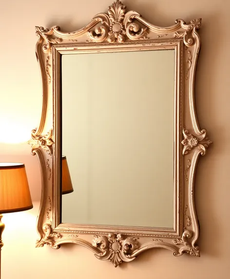 gold vintage mirror