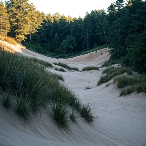 Coastal habitat, with sand