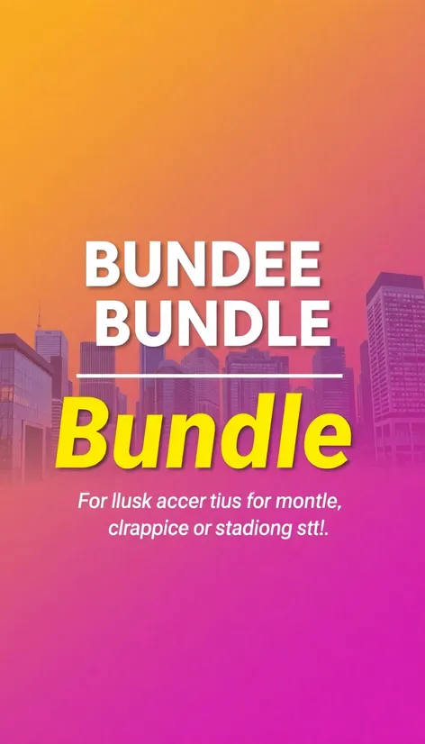 bundle promotion in slide