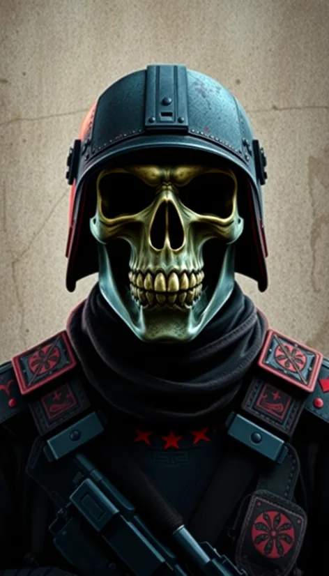 skull mask soldier