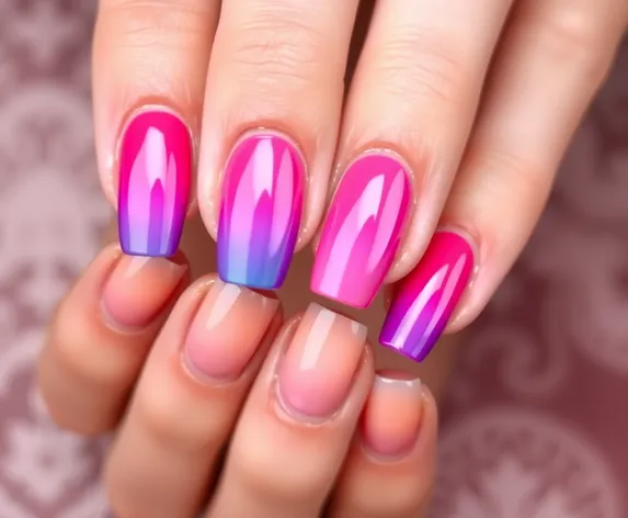 ombre french tip