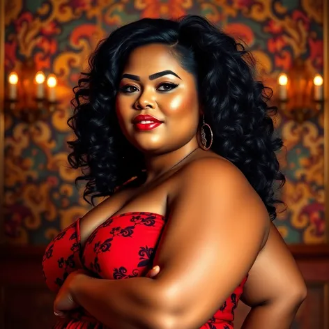 full figured woman