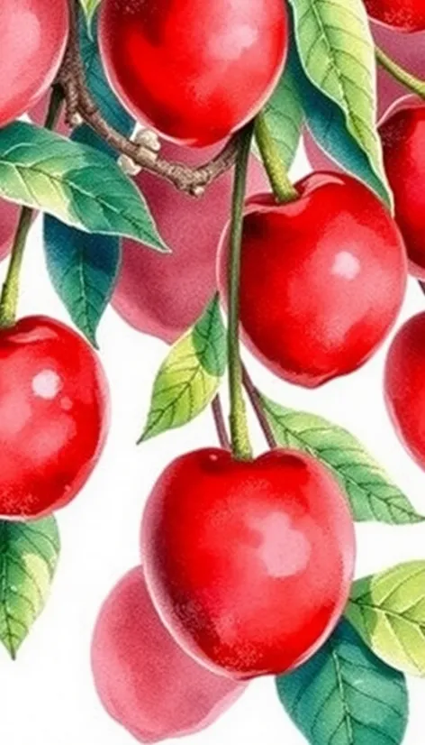 cherry drawing