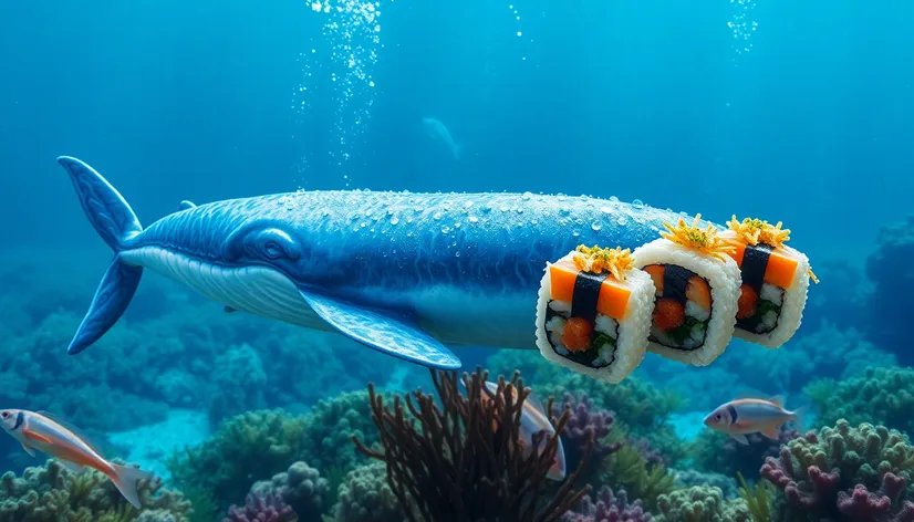 blue whale sushi