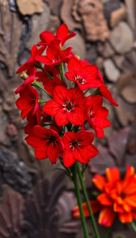 red color flowers