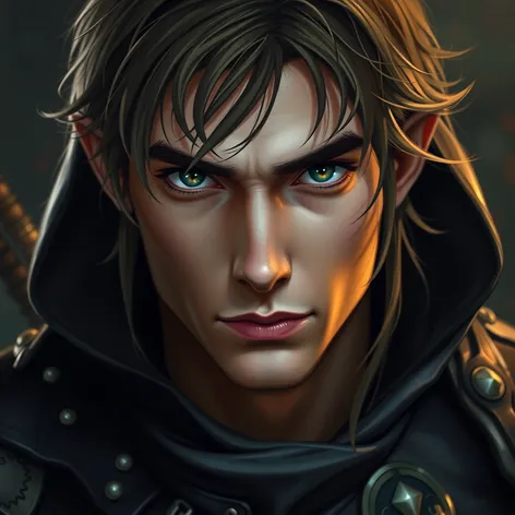 half elf rogue male