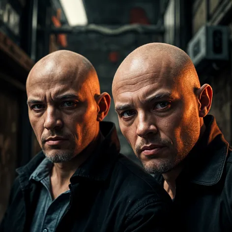 bald actors