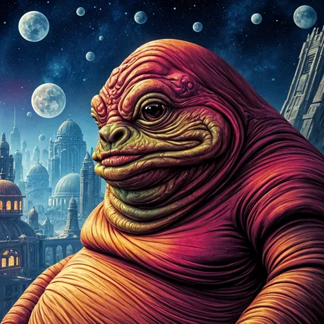 Jabba the hut getting