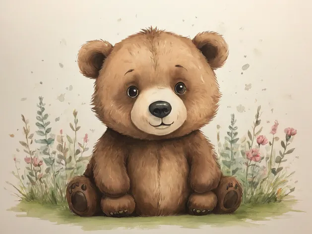 cute bear drawing