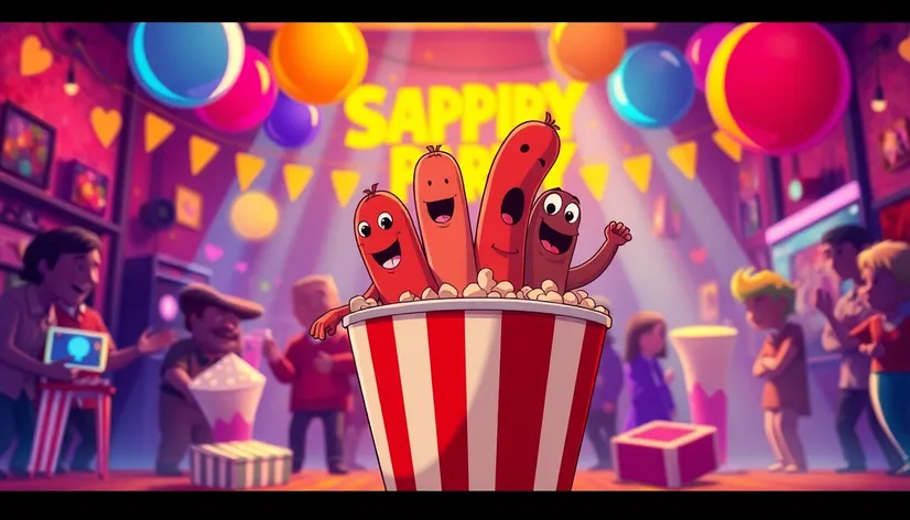 sausage party popcorn bucket