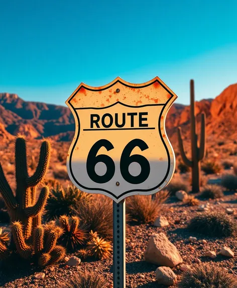 historic route 66 sign