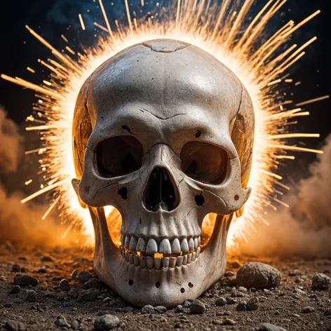 Exploding skull