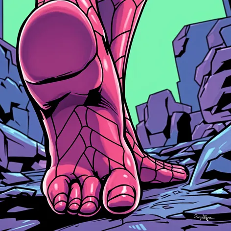 Gwen stacy feet