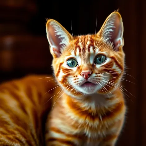 orange bengal cat