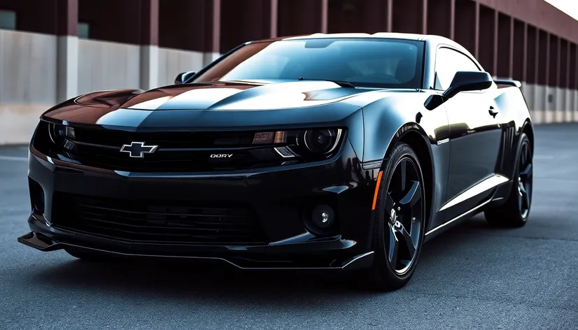 dodge camaro black