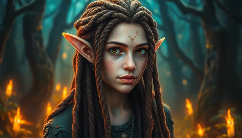 elf with dreadlocks