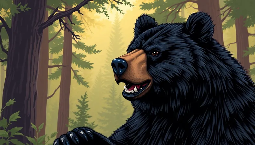 black bear jackeddrawing easy