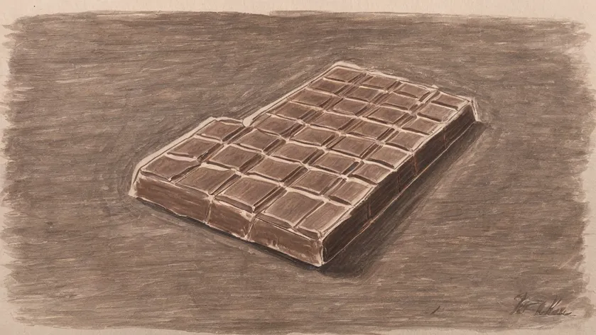 chocolate bar drawing