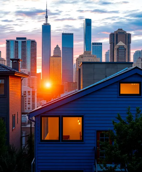 blue vinyl siding