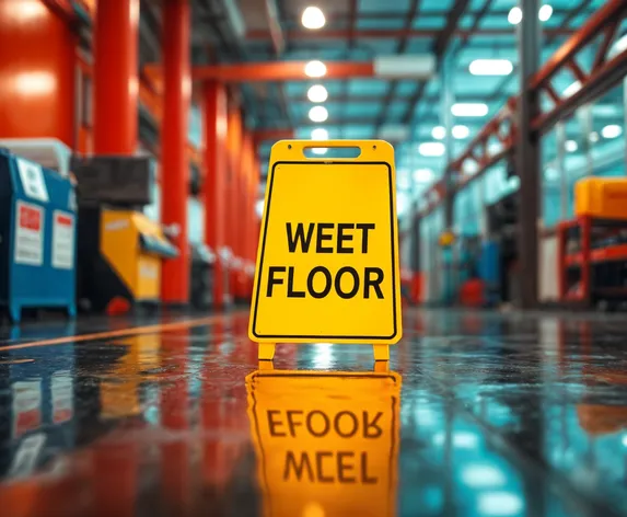 wet floor sign