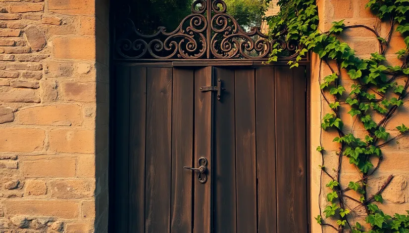 gate of a house