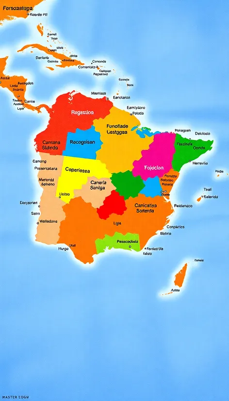 spanish speaking countries map