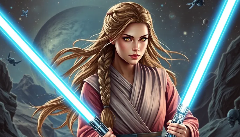 female jedi hair