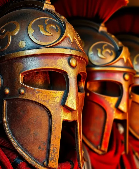 roman helmets