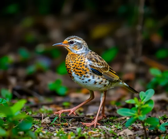 bird on foot