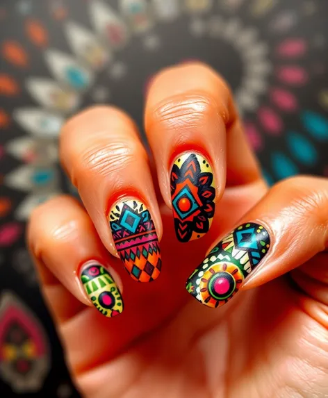 native american nail art