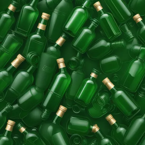 green bottle liquor