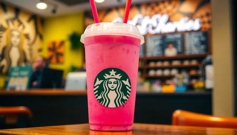 pink starbucks drink