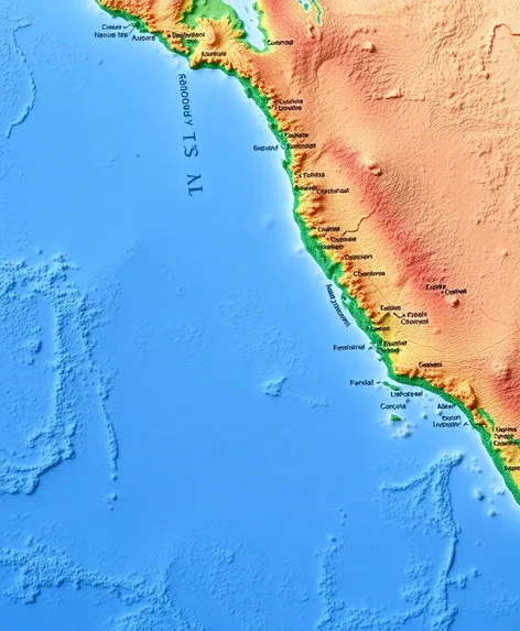 map of west coast