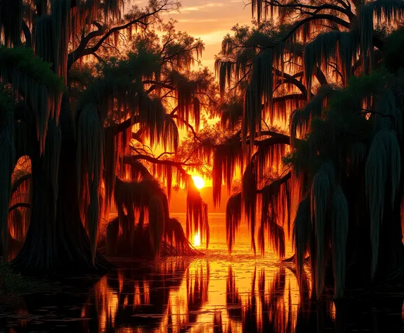 sunset louisiana