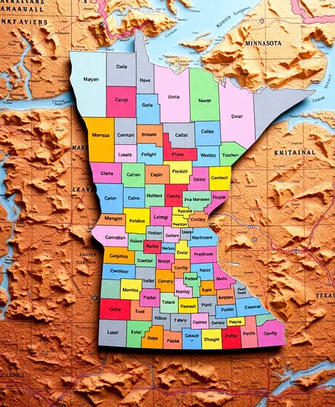 map of mn counties