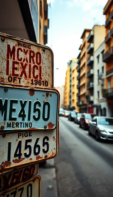 mexico license plates