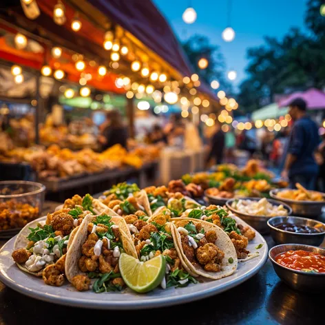 crispy cauliflower tacos