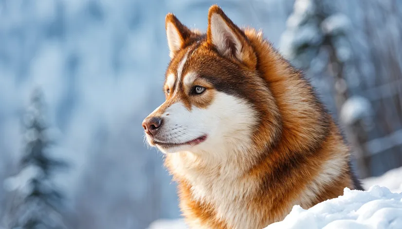 brown husky