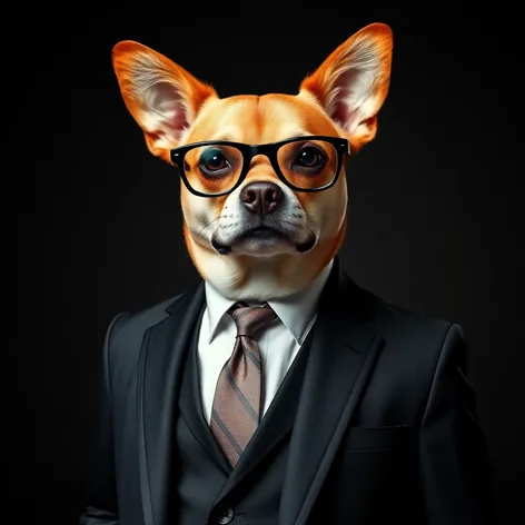 dog with suit