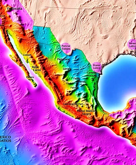 map of mexico us