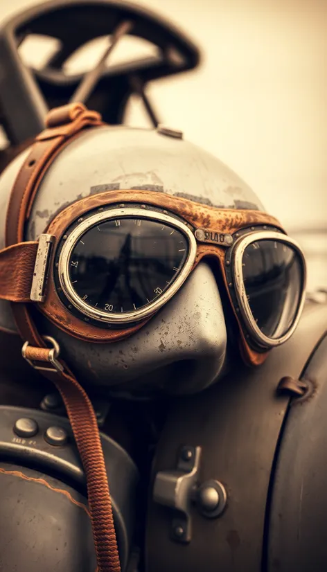 antique pilot goggles