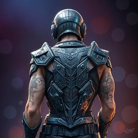 body armor tattoo