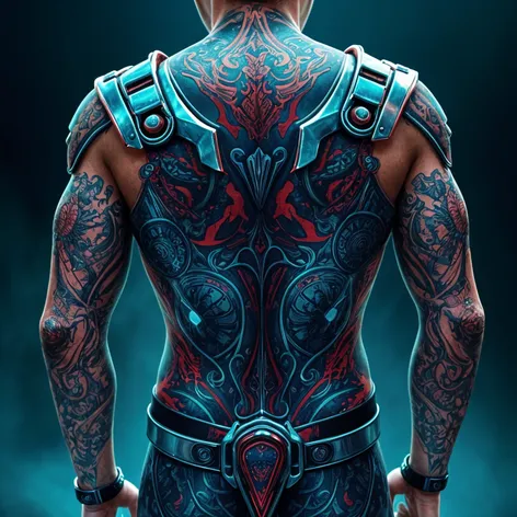 body armor tattoo