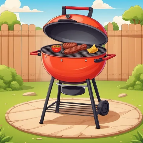 cartoon grill