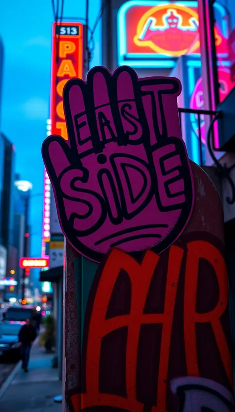 east side sign gang