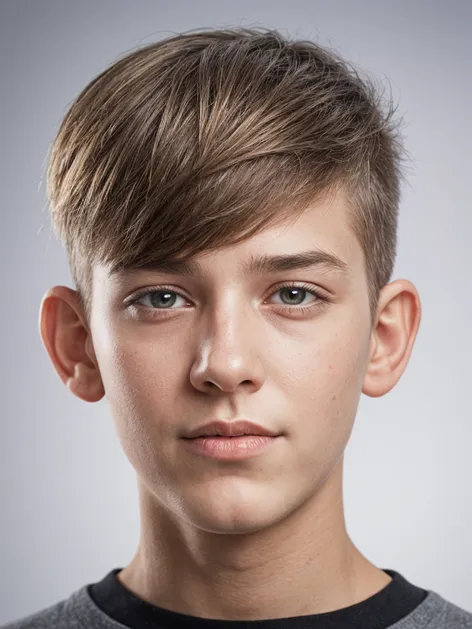 teen boy haircut long