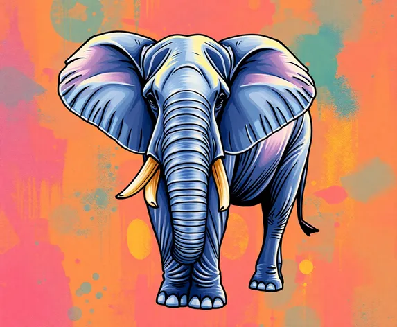 elephant printable