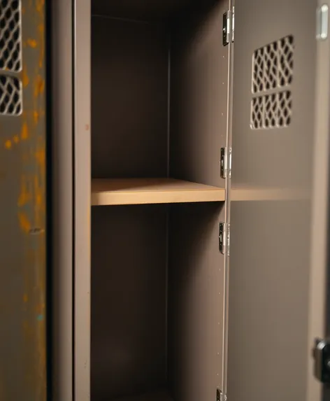 shelf in locker